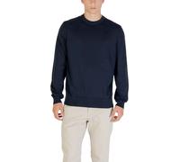 Boss Hommes Automne-Hiver Pull Bleu Col Rond 85% Coton : Taille - S Taille : S
