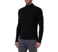 BOSS Hommes Avac M Pull à col roulé en Laine mélangée avec Logo brodé