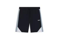 BOSS Short de pyjama en coton mélangé à empiècements contrastants - Style Balance Shorts, 50545922 Bleu foncé L