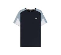 BOSS Hommes Balance T-Shirt RN T-Shirt de Pyjama en Coton mélangé à empiècements Contrastants