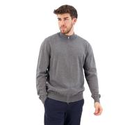 BOSS Hommes Balonso-L Cardigan zippé en Laine Vierge avec Logo brodé