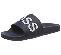 BOSS Hommes Bay Slid Mules confectionnées en Italie avec Bride Logo et Semelle préformée