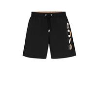 BOSS Hommes Bold Short de Bain en matière recy avec Logo à Rayures emblématiques
