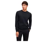 BOSS Pull en laine éco-responsable avec logo brodé - Style Botto-L, 50476364 Noir XL