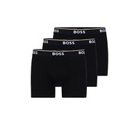 BOSS Hommes Boxer Brief 3P CO/EL Lot de Trois Boxers Longs en Coton Stretch