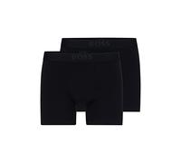 BOSS Hommes BoxerBr 2P Ultrasoft Lot de Deux Boxers Longs en Modal Stretch avec Logo Noir