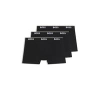 Hugo Boss Boxer Power Lot de 3 Coton/Élasthanne Noir Taille L Homme