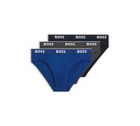 Hugo Boss Slip Power Lot de 3 gris foncé / gris cendré / bleu XL Homme