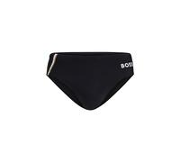 BOSS Hommes Brief John Slip de Bain en Jersey à Rayures emblématiques et Logo