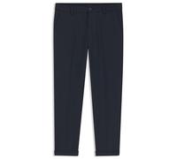 BOSS Pantalon Modern en twill de coton mélangé facile à repasser - Style C-Kane1-BL-FTU, 50553829 Bleu foncé 38/32