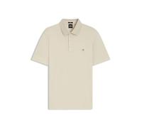 BOSS Polo en coton mercerisé à double monogramme - Style C-Parris 01, 50520297 Naturel L