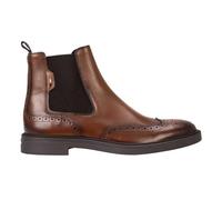 BOSS Hommes Calev Cheb Bottines en Cuir suédé avec Finitions perforées