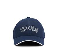 BOSS Hommes Cap-US Casquette en piqué tissé avec Logo brodé