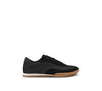 BOSS Hommes Careton Lowp Baskets Basses avec Finitions en Cuir suédé