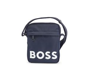 BOSS Hommes Catch 2.0DS NS zip Sac reporter en matière structurée avec logo contrastant