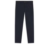 BOSS Chino Tapered en satin de coton stretch - Style Chino_tapered, 50510917 Bleu foncé 33/32