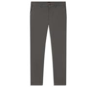BOSS Chino Tapered en satin de coton stretch - Style Chino_tapered, 50510917 Gris sombre 36/34
