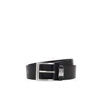 BOSS Hommes Connio Ceinture en cuir avec passant à garniture logotée