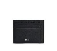 BOSS Hommes Crosstown S card N Porte-cartes en cuir italien avec lettres logo
