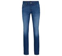 BOSS Hommes Delaware3-1 Jean Slim Fit en Denim Bleu Italien très Doux