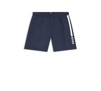 BOSS Hommes Dolphin Short de Bain à Logo et Rayure