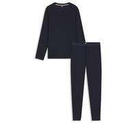 BOSS Hommes Energetic Long Set Ensemble de Pyjama en Jersey Stretch mercerisé avec imprimé Partout