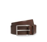 BOSS Hommes Erman-L Sz35 Ceinture en cuir italien avec boucle à logo gravé