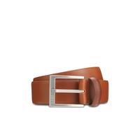 BOSS Hommes Erron Sz35 Ceinture en cuir italien avec boucle argentée