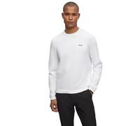 BOSS Hommes Ever-X CN Pull Regular en Coton mélangé avec Logo imprimé