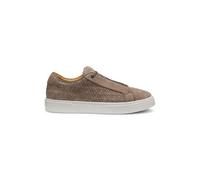 BOSS Hommes Gary Tenn Baskets Gary avec Tige en Cuir suédé tissé