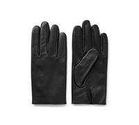 BOSS Hommes Glove Gants en cuir grainé avec doublure intégrale et logo gravé au laser