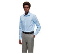 BOSS Hommes H-HANK-kent-C1-214 Chemise Slim Fit en Popeline de Coton Facile à Repasser
