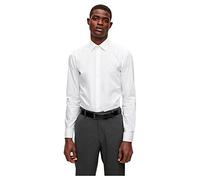 BOSS Chemise habillée Slim Fit en coton stretch facile à repasser - Style H-HANK-TUX1-DC-224, 50480093 Blanc 43