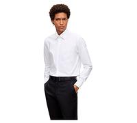 BOSS Hommes H-JOE-kent-C1-214 Chemise Regular Fit en Popeline de Coton Facile à Repasser