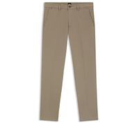 BOSS Pantalon Slim en twill de coton stretch - Style H-Kaiton1, 50563631 Brun chiné 33/30