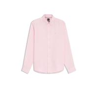BOSS Hommes H-LIAM-BD-E-C1-261 Chemise Regular à Pointes boutonnées en Lin