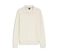 BOSS Hommes H-Lomarino Pull en Maille de Coton à col Johnny