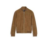 BOSS Hommes H-Muller Veste Regular en cuir suédé