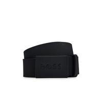 BOSS Hommes Icon-S1 Ceinture en cuir italien en relief avec boucle plate