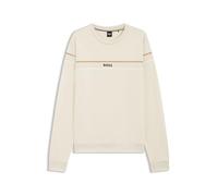 BOSS Hommes Iconic Sweatshirt Sweat en Molleton de Coton à Rayures emblématiques
