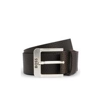 BOSS Hommes Jemio-Gr Sz40 Ceinture en cuir italien avec boucle logotée