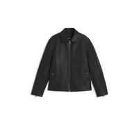 BOSS Hommes Jogear Veste Regular en cuir nappa