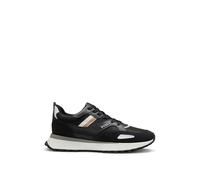 BOSS Baskets style chaussures de running avec semelle extérieure en gomme EVA - Style Jonah_Runn_mx_N, 50498280 Noir 42