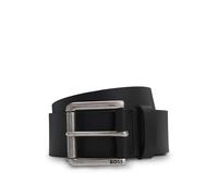BOSS Hommes Joris Sz40 Ceinture en cuir lisse avec boucle à rouleau à logo gravé