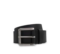 BOSS Ceinture Joris Sz40 en cuir lisse boucle à rouleau logo gravé Noir 105