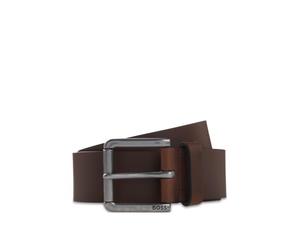 BOSS Hommes Joris Sz40 Ceinture en cuir lisse avec boucle à ardillon