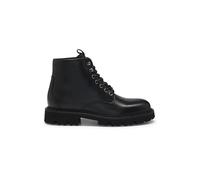 BOSS Hommes Julyo Halb Bottines mi-hautes en cuir grainé à plateau