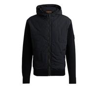 BOSS Hommes Kalbero Veste matelassée à la Coupe décontractée en mélange de matières