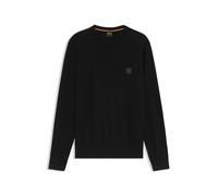 BOSS Hommes Kanovano S Pull Regular en Coton et Cachemire avec Patch logoté