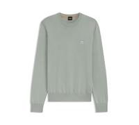 BOSS Hommes Kanovano S Pull en Maille de Coton et de Cachemire avec étiquette Logo